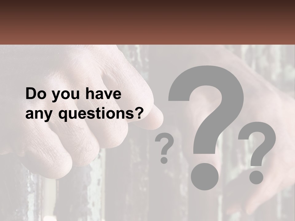 Sand Elderly Family PowerPoint Template