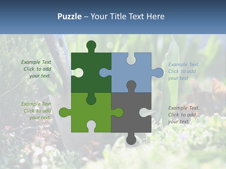 Sand Sea Caucasian PowerPoint Template