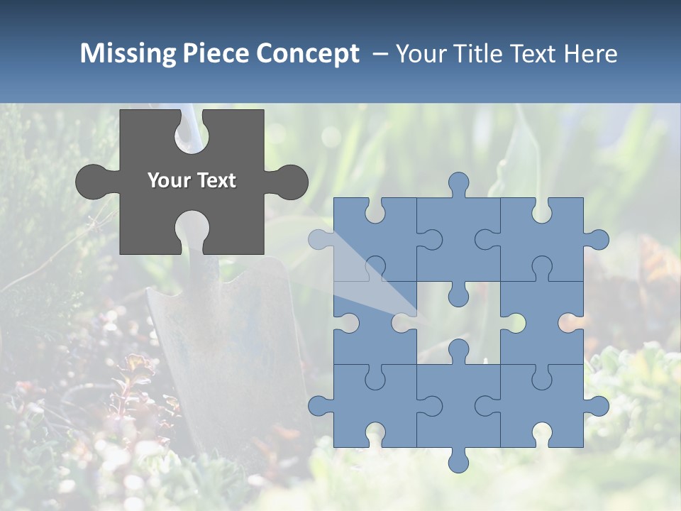 Sand Sea Caucasian PowerPoint Template