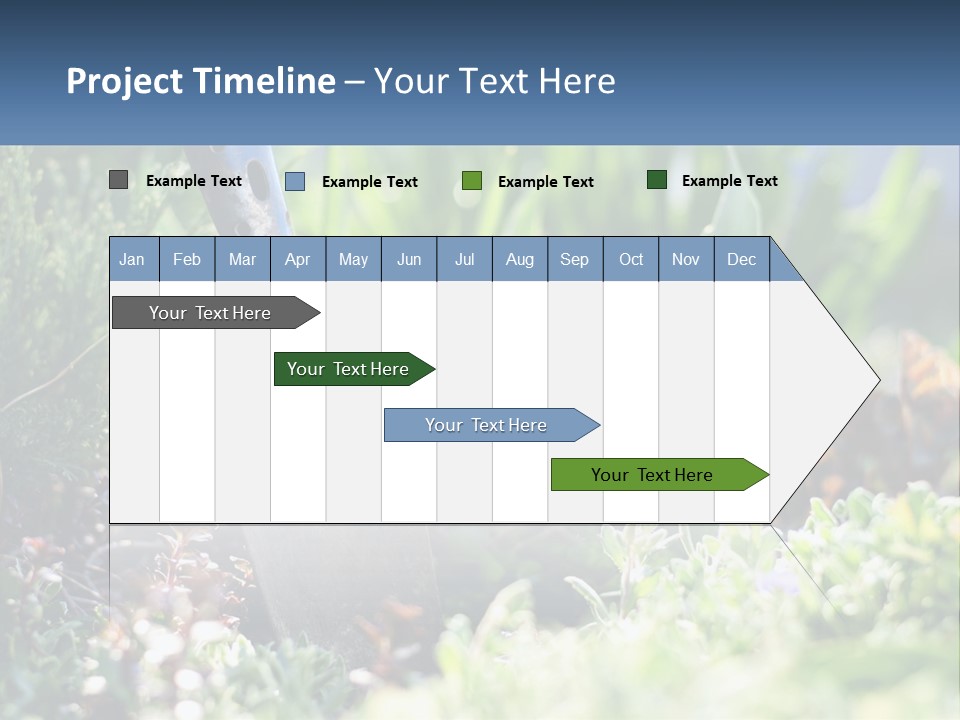 Sand Sea Caucasian PowerPoint Template