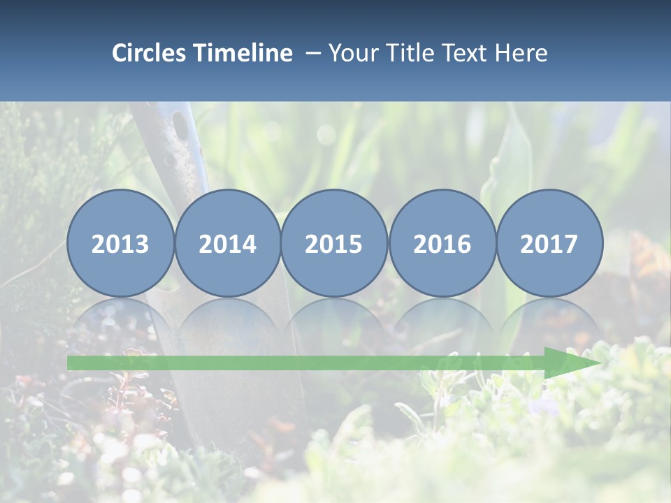 Sand Sea Caucasian PowerPoint Template