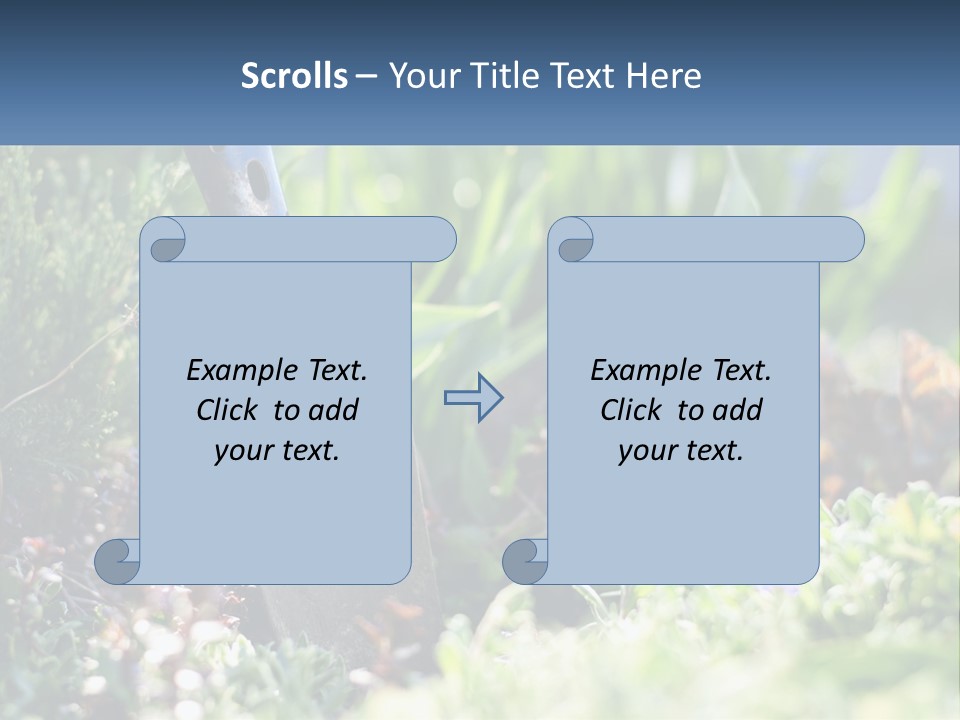 Sand Sea Caucasian PowerPoint Template
