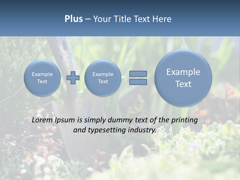 Sand Sea Caucasian PowerPoint Template