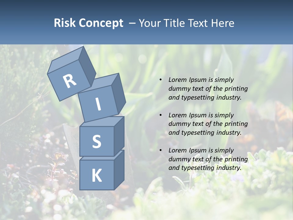 Sand Sea Caucasian PowerPoint Template