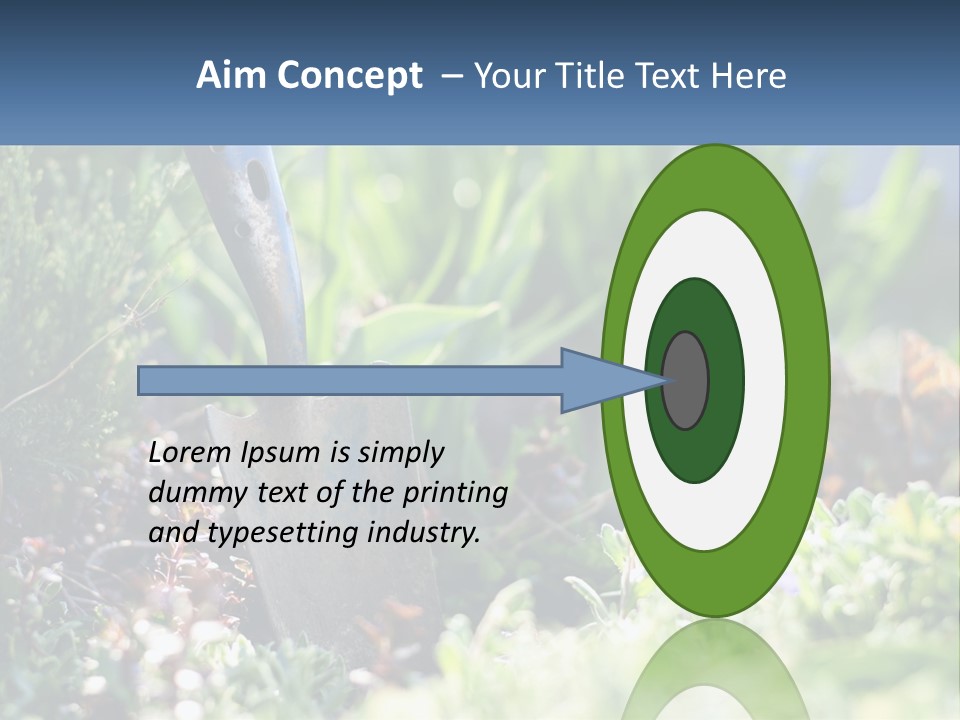 Sand Sea Caucasian PowerPoint Template