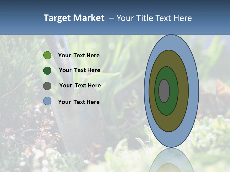 Sand Sea Caucasian PowerPoint Template