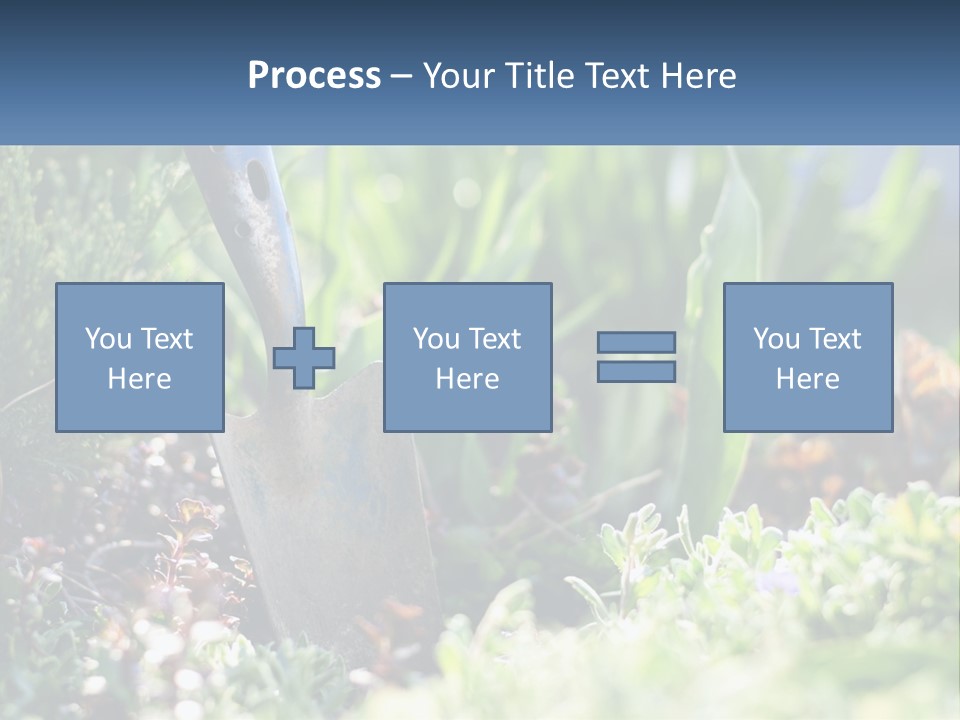 Sand Sea Caucasian PowerPoint Template