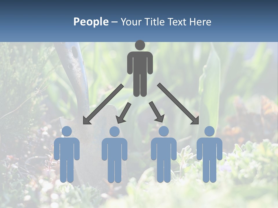 Sand Sea Caucasian PowerPoint Template