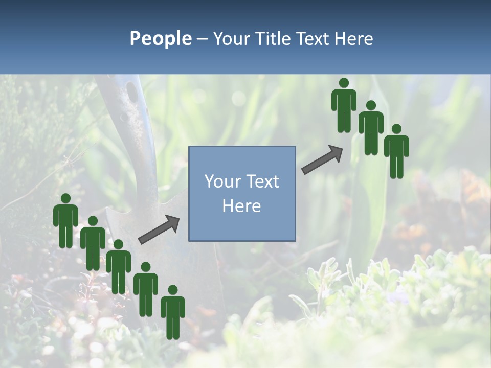 Sand Sea Caucasian PowerPoint Template