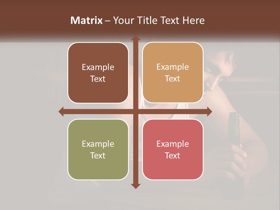 Ocean Daughter Senior PowerPoint Template