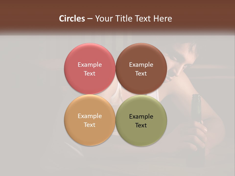 Ocean Daughter Senior PowerPoint Template