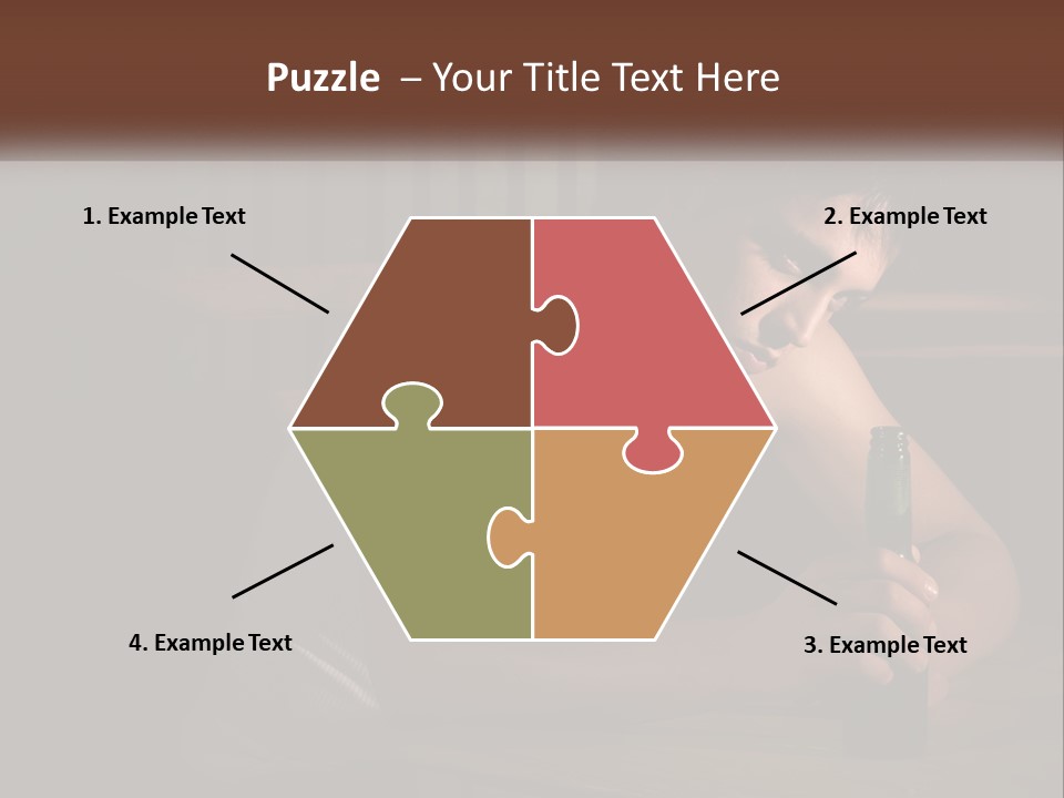 Ocean Daughter Senior PowerPoint Template