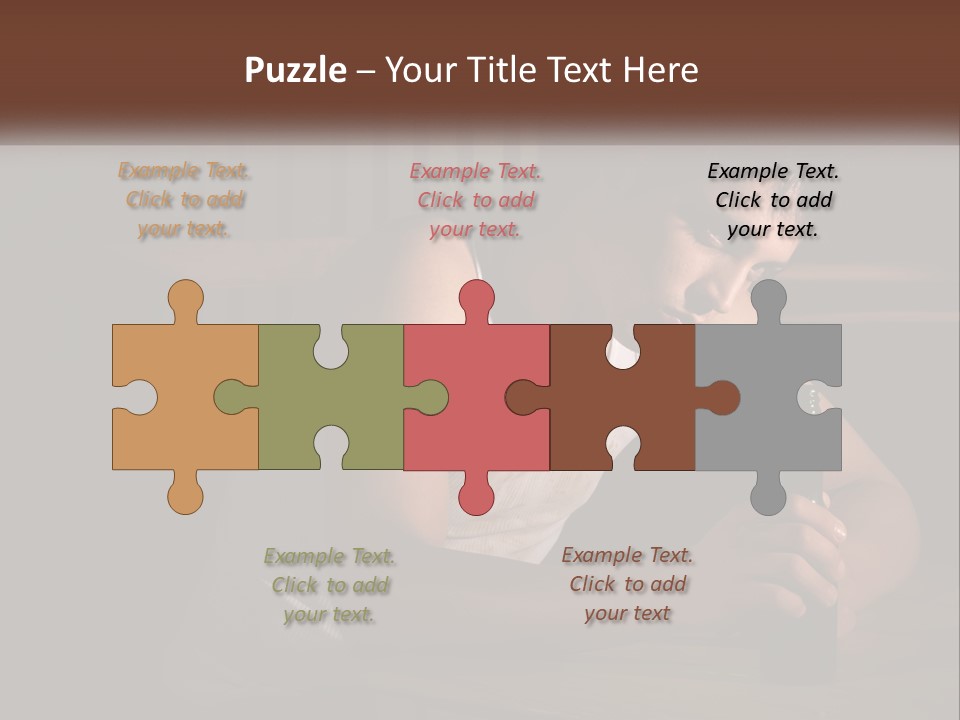 Ocean Daughter Senior PowerPoint Template