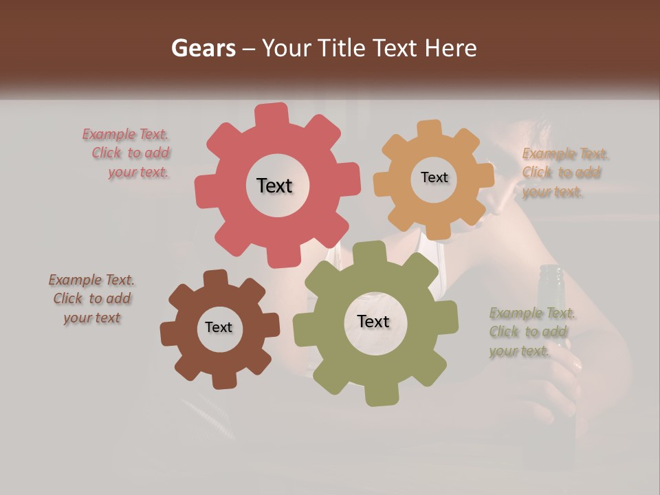 Ocean Daughter Senior PowerPoint Template