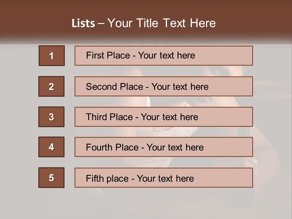 Ocean Daughter Senior PowerPoint Template