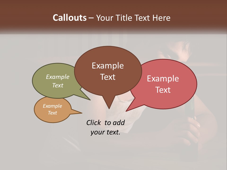 Ocean Daughter Senior PowerPoint Template