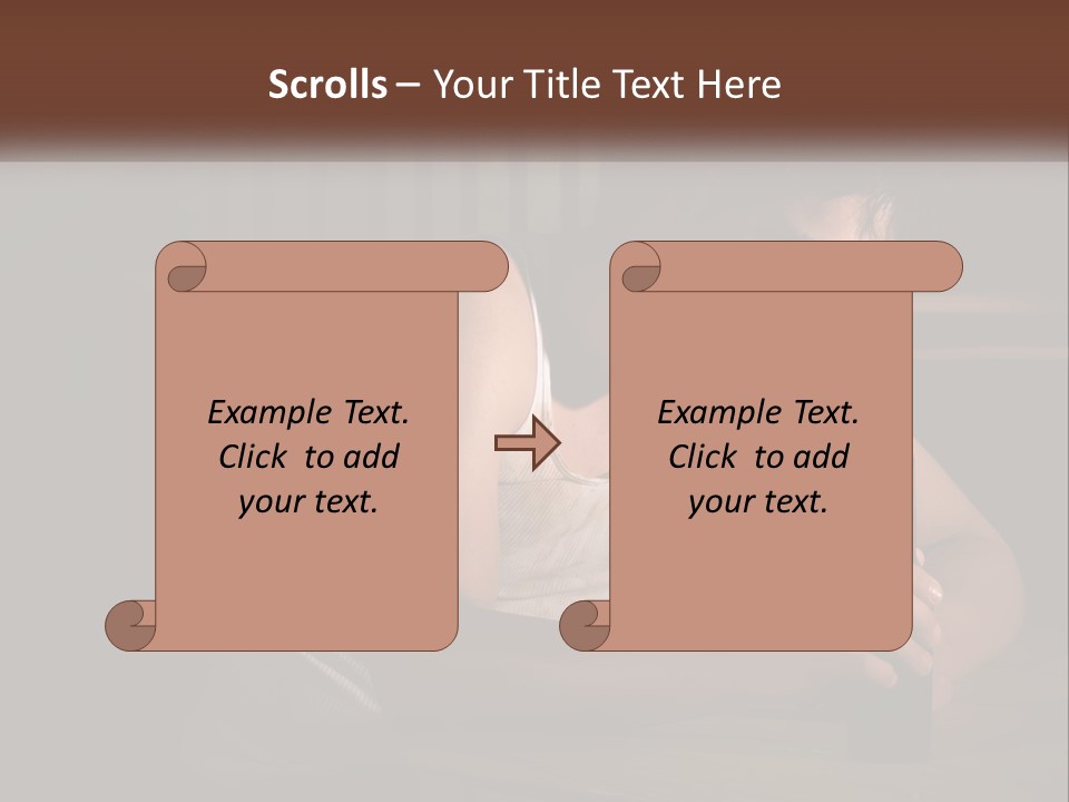 Ocean Daughter Senior PowerPoint Template