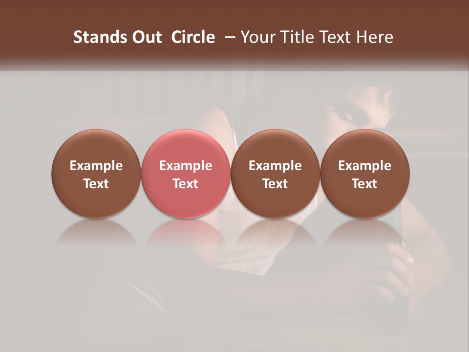 Ocean Daughter Senior PowerPoint Template