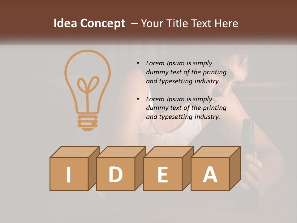 Ocean Daughter Senior PowerPoint Template