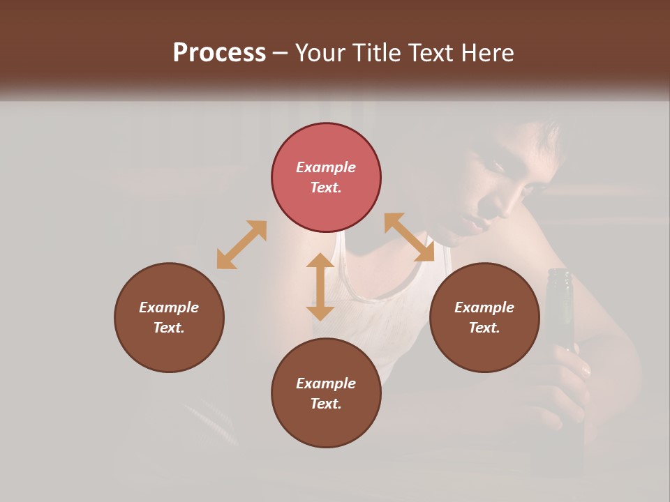 Ocean Daughter Senior PowerPoint Template