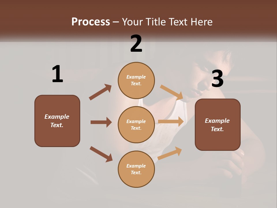 Ocean Daughter Senior PowerPoint Template