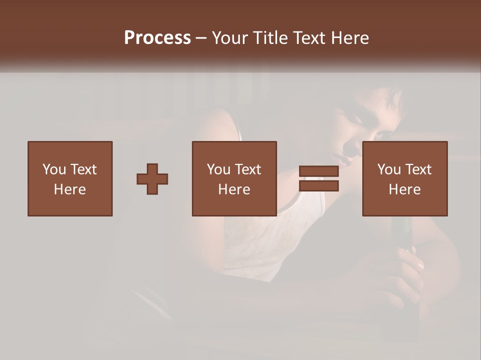 Ocean Daughter Senior PowerPoint Template