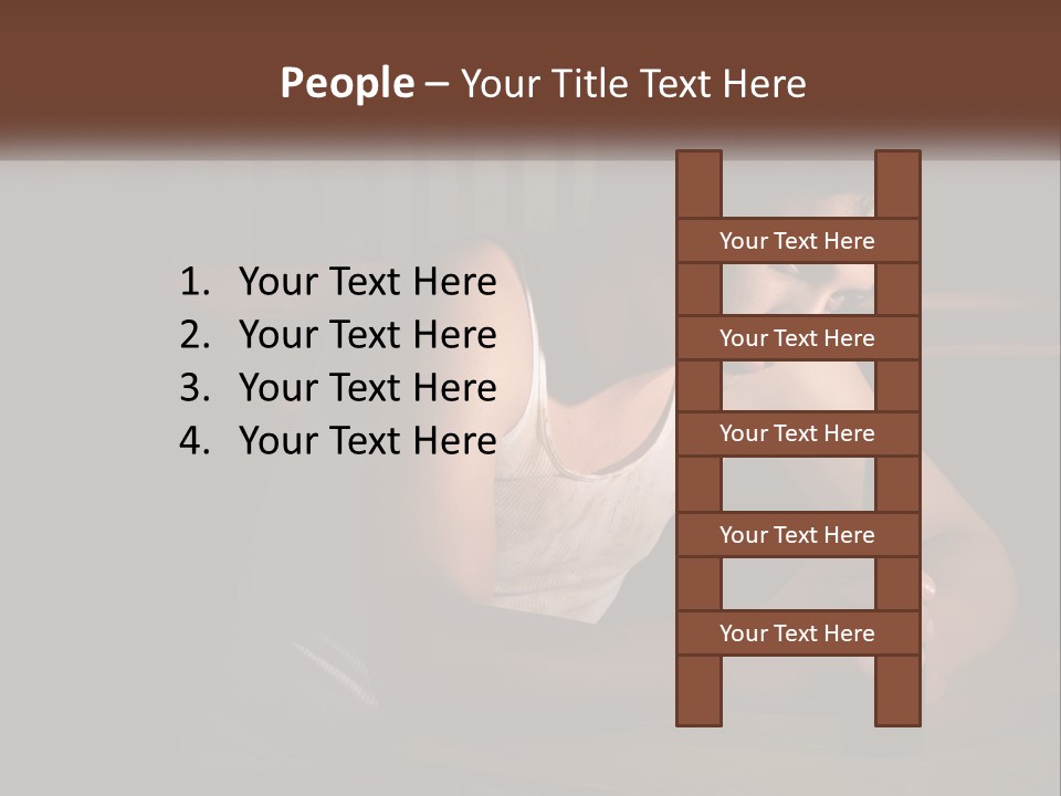 Ocean Daughter Senior PowerPoint Template