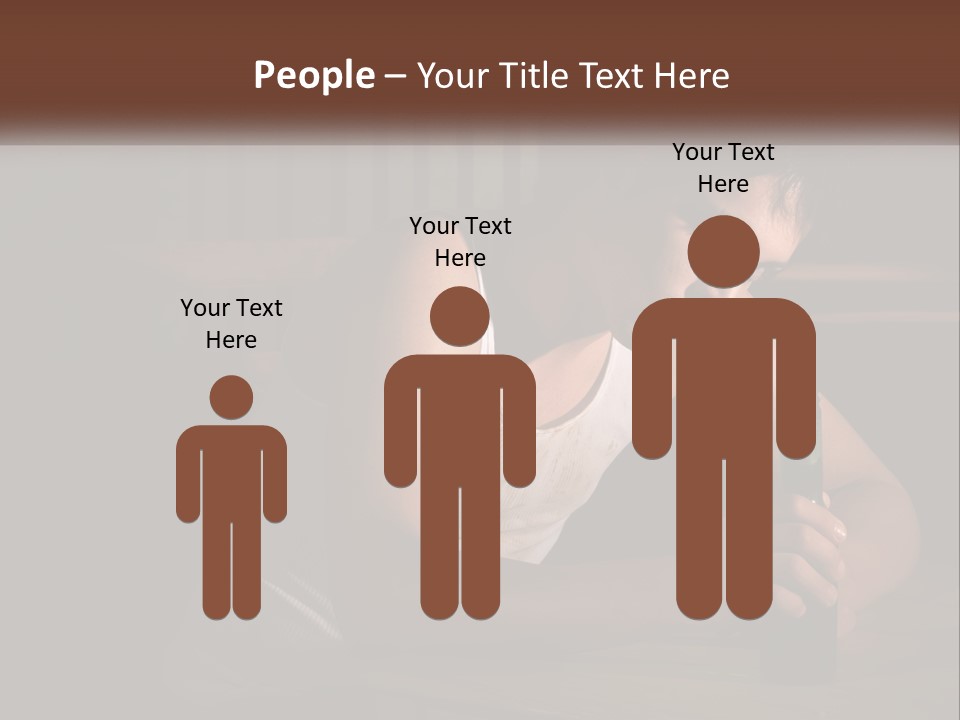 Ocean Daughter Senior PowerPoint Template