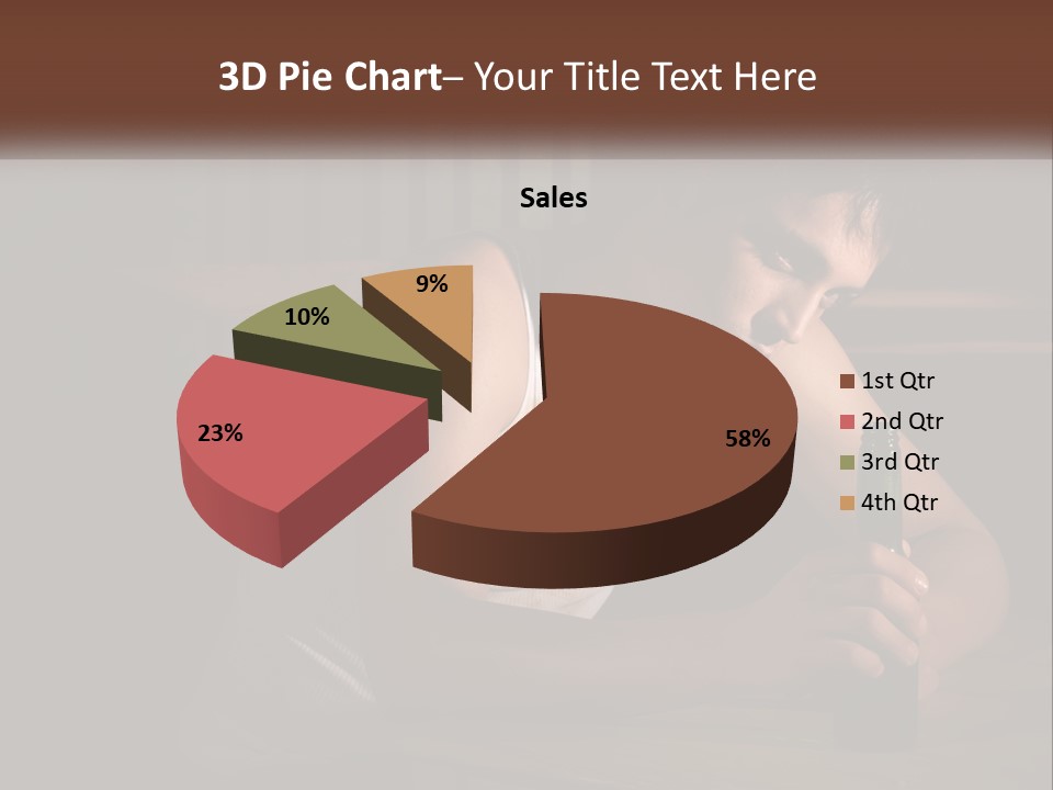 Ocean Daughter Senior PowerPoint Template