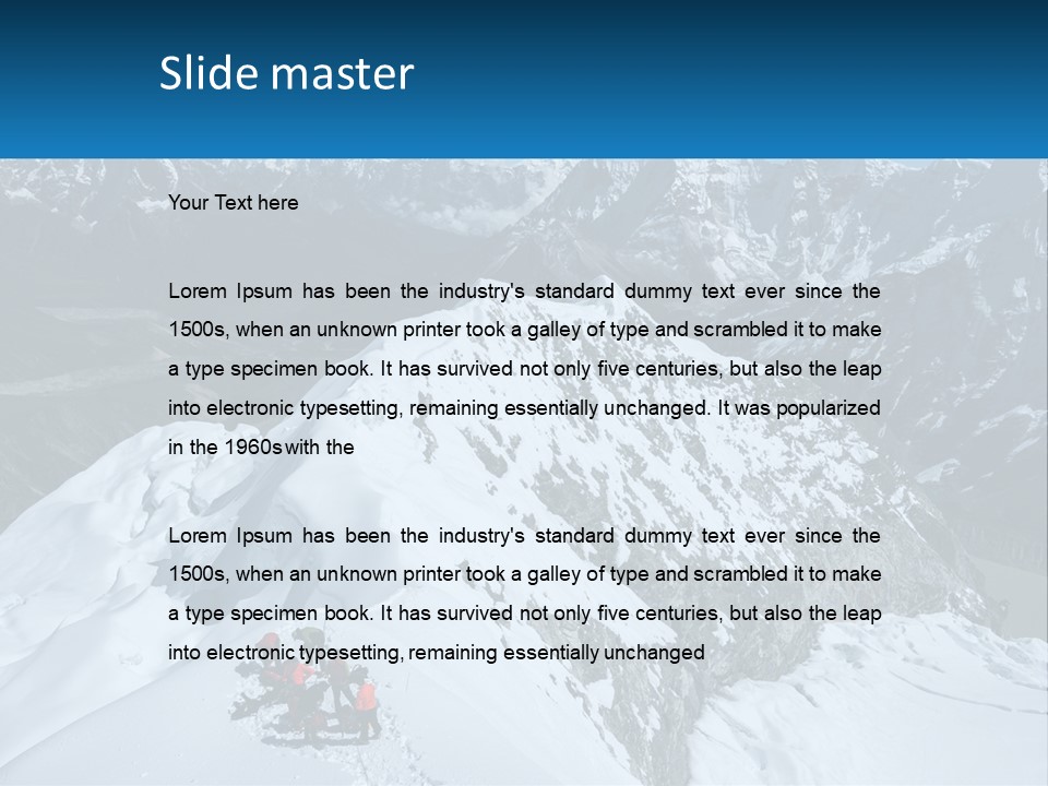 Caucasian Coast Family PowerPoint Template