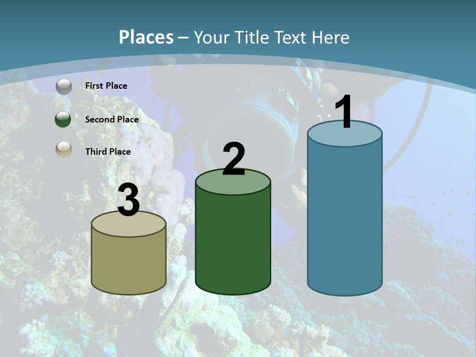 Coastal Portrait Standing PowerPoint Template