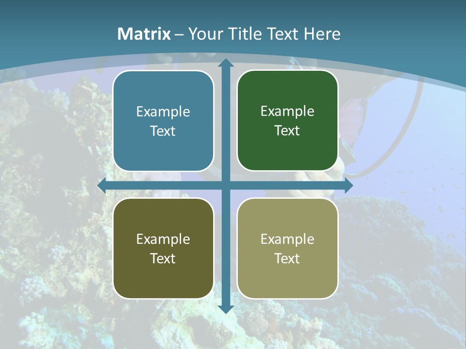 Coastal Portrait Standing PowerPoint Template