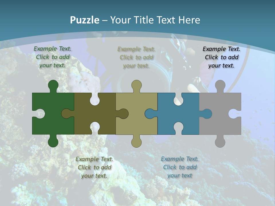 Coastal Portrait Standing PowerPoint Template