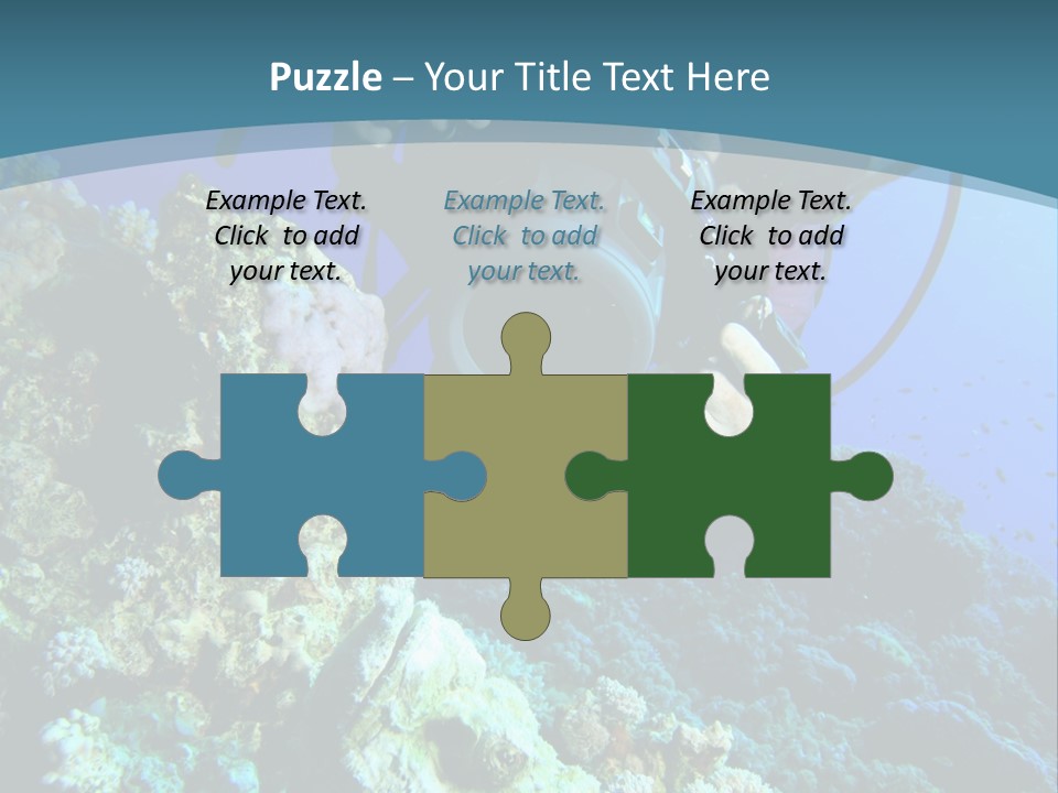 Coastal Portrait Standing PowerPoint Template