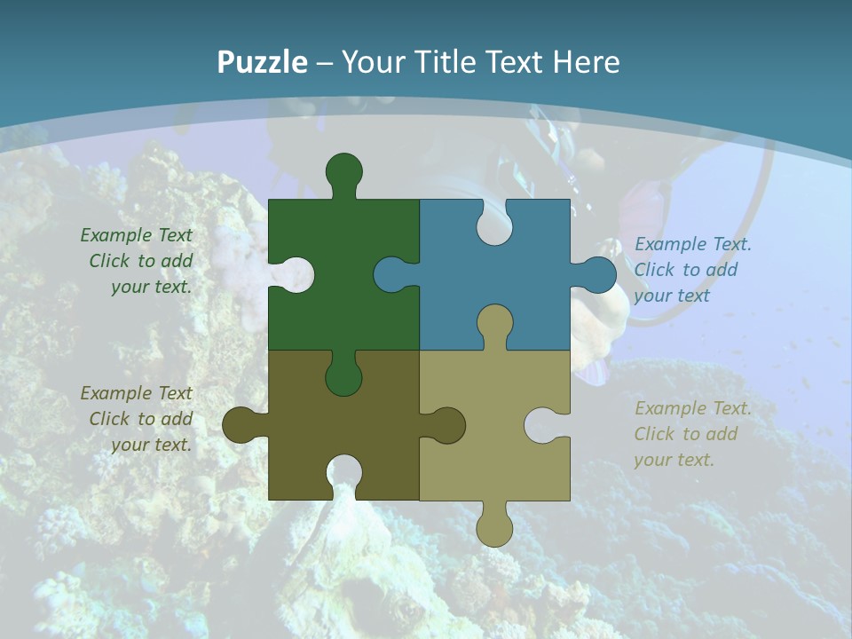 Coastal Portrait Standing PowerPoint Template