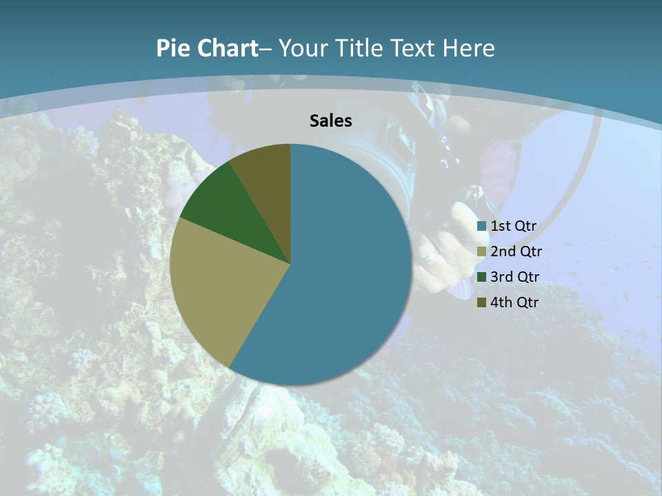 Coastal Portrait Standing PowerPoint Template