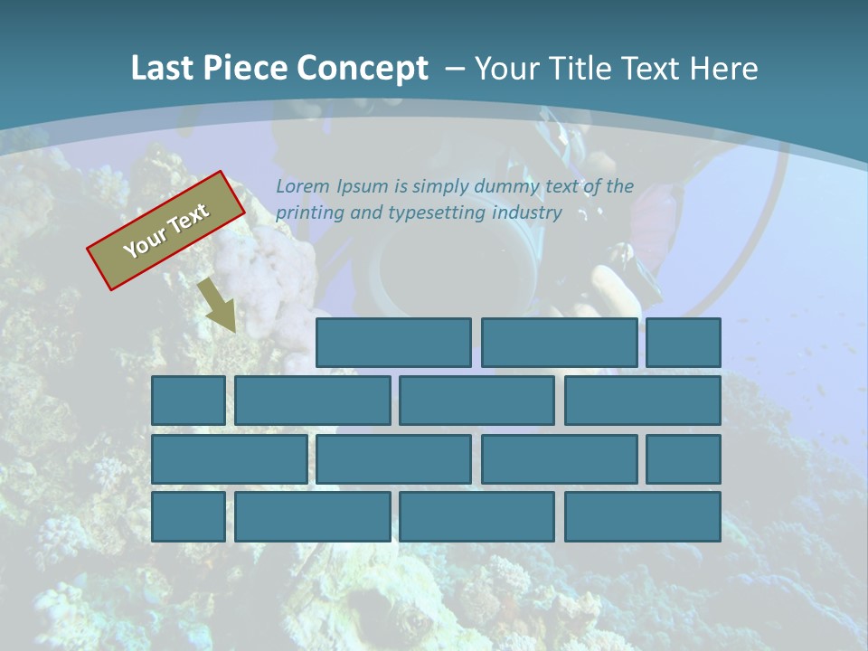 Coastal Portrait Standing PowerPoint Template