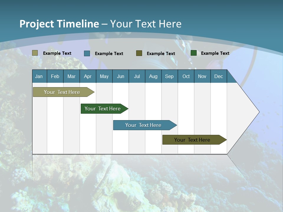 Coastal Portrait Standing PowerPoint Template