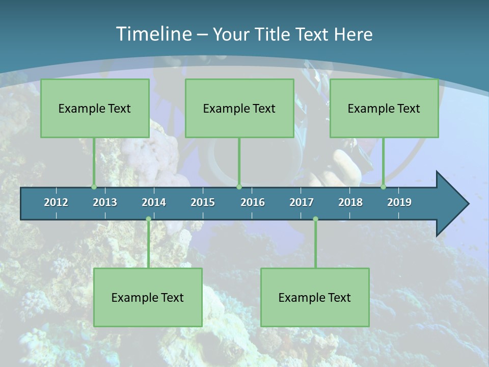 Coastal Portrait Standing PowerPoint Template