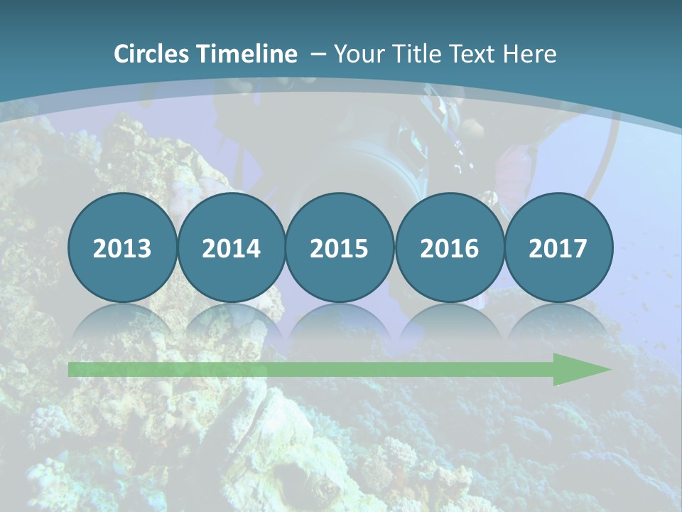 Coastal Portrait Standing PowerPoint Template