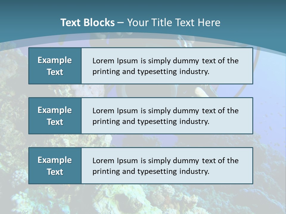 Coastal Portrait Standing PowerPoint Template
