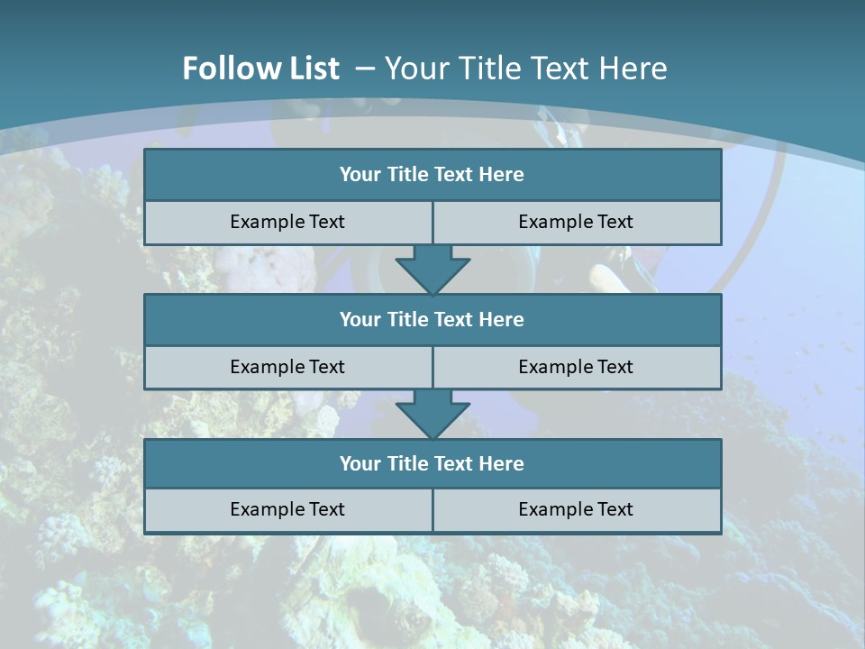 Coastal Portrait Standing PowerPoint Template
