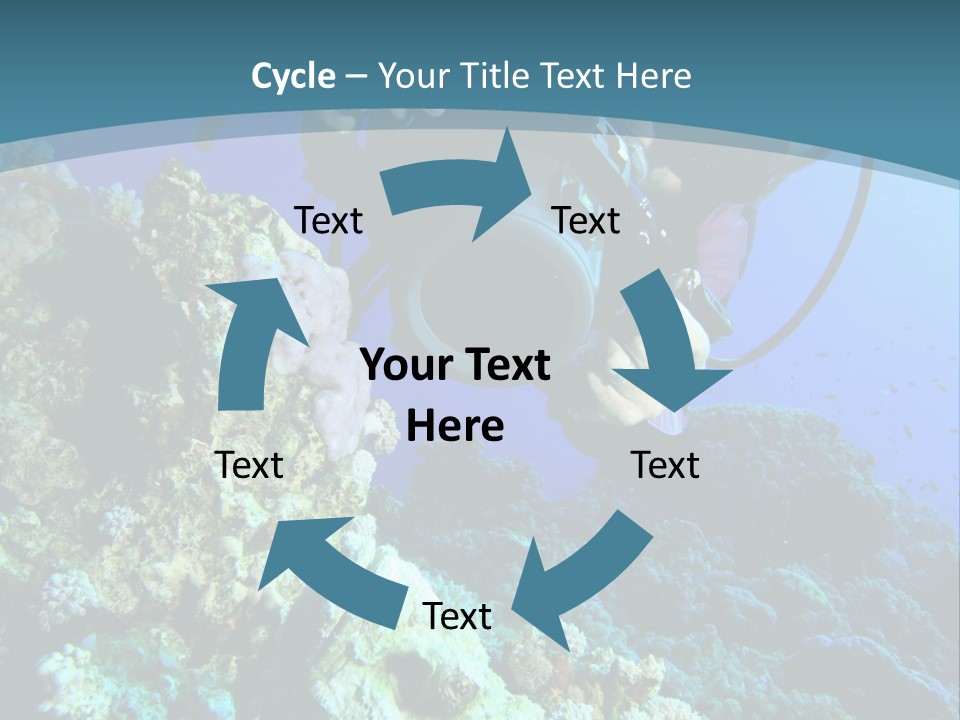 Coastal Portrait Standing PowerPoint Template