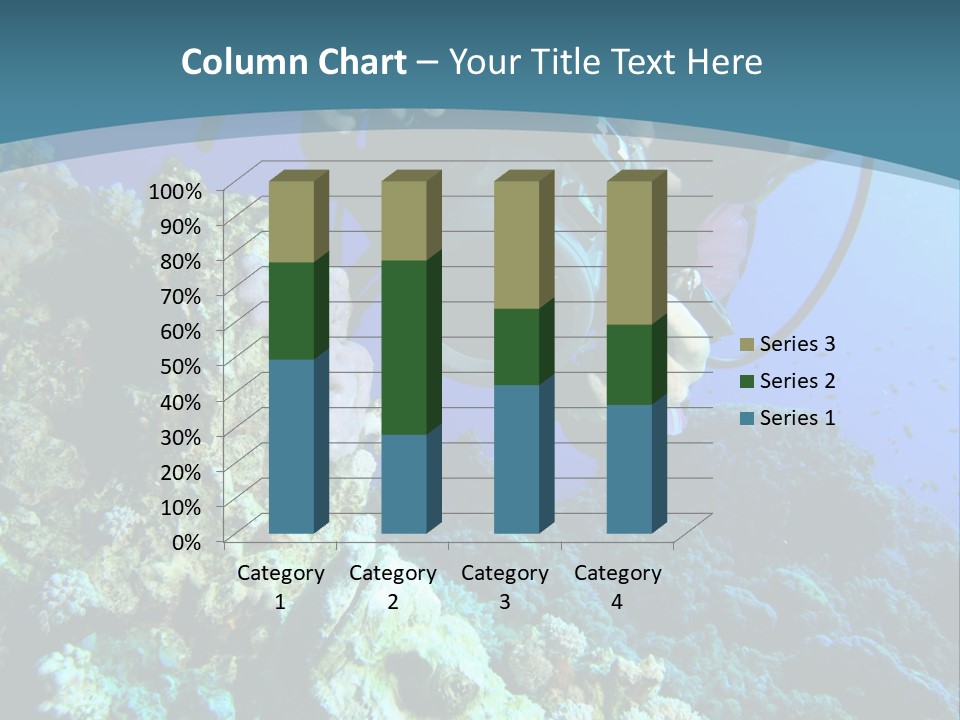 Coastal Portrait Standing PowerPoint Template