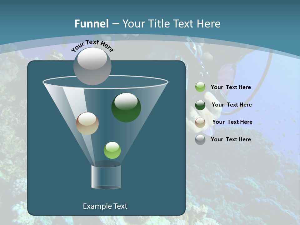 Coastal Portrait Standing PowerPoint Template
