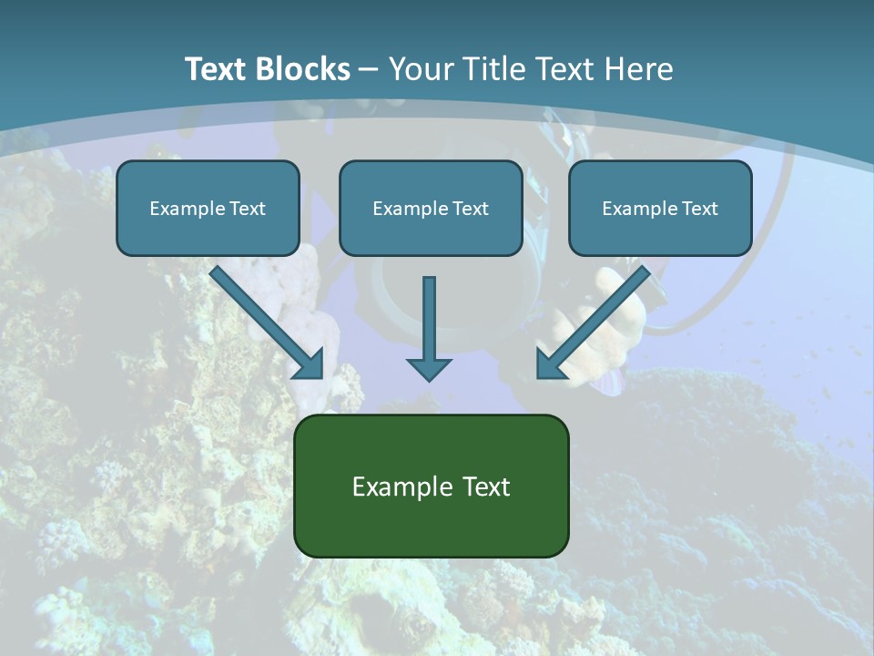 Coastal Portrait Standing PowerPoint Template