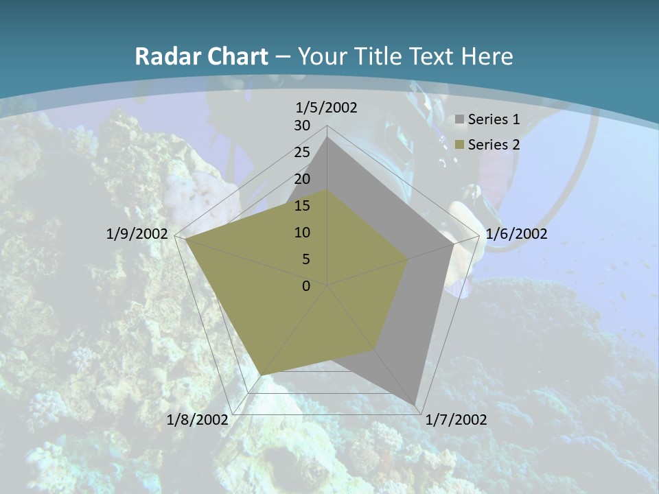 Coastal Portrait Standing PowerPoint Template