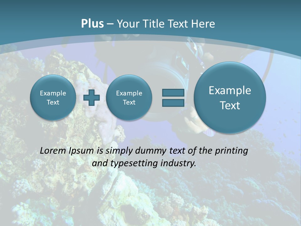 Coastal Portrait Standing PowerPoint Template