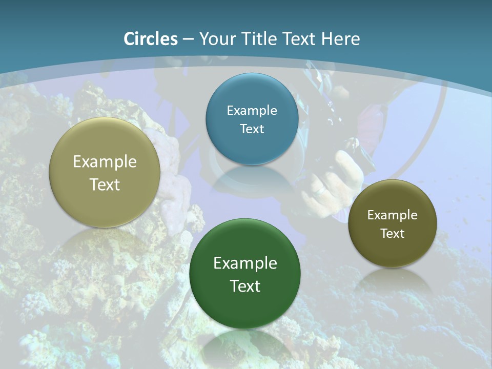 Coastal Portrait Standing PowerPoint Template