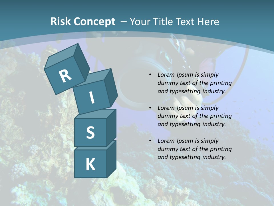 Coastal Portrait Standing PowerPoint Template